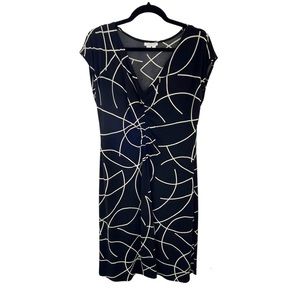 London Times Black & White Dress - 14